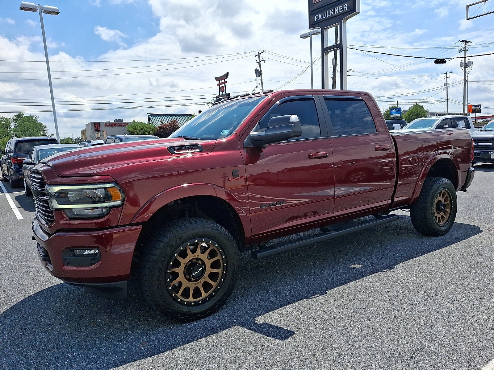 2021 RAM 2500 — rear three-quarter view