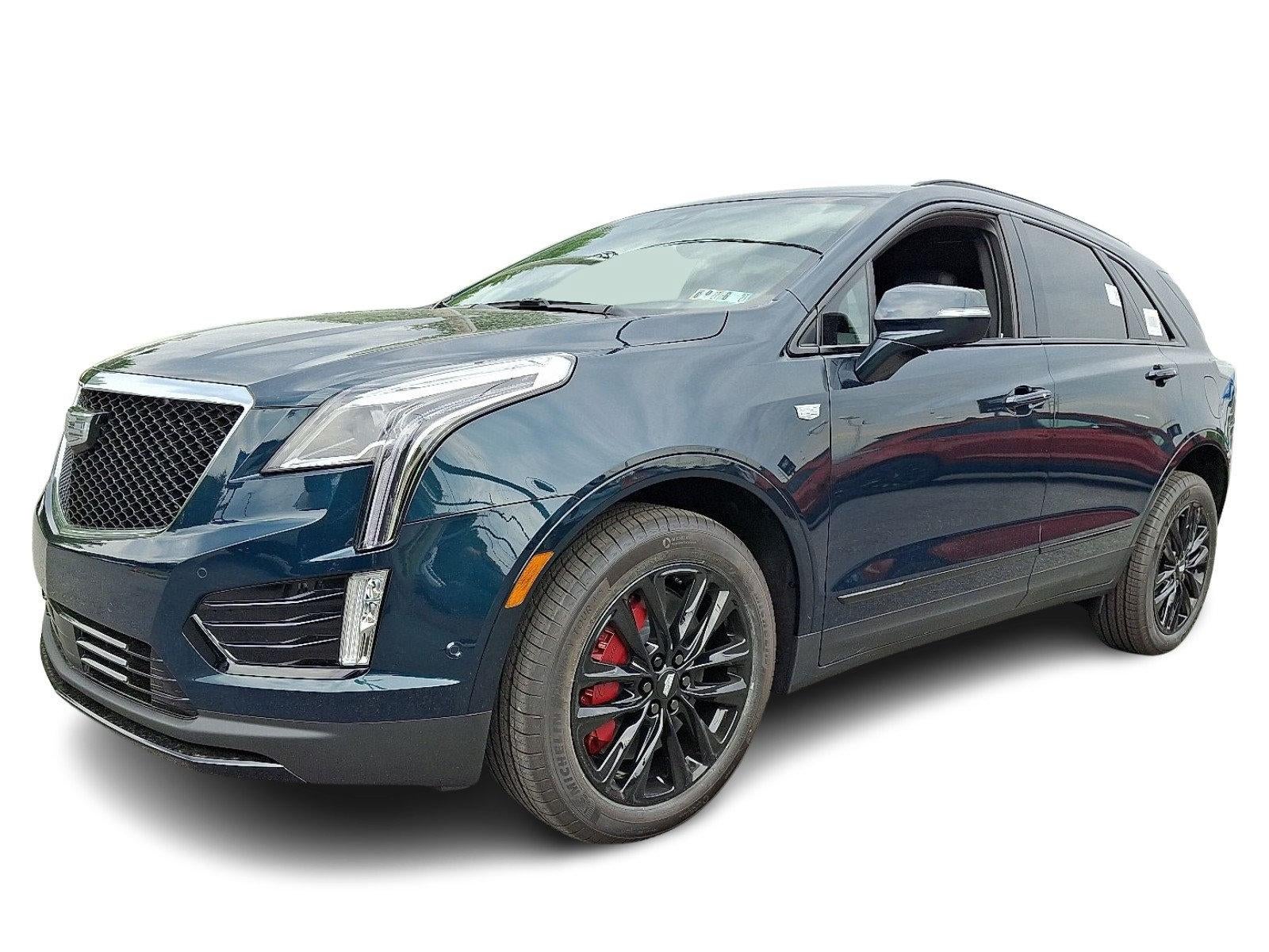 2026 Cadillac XT5 AWD 4dr Sport in Emerald Lake Metallic — front three-quarter view