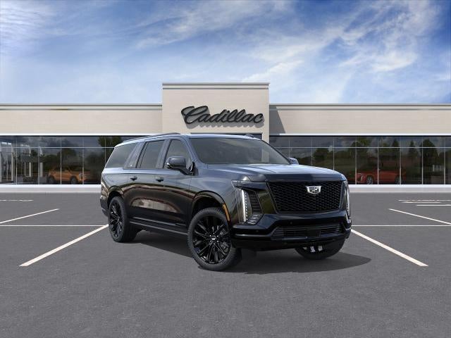 2026 Cadillac Escalade ESV 4WD Platinum Sport in Black Raven — front three-quarter view