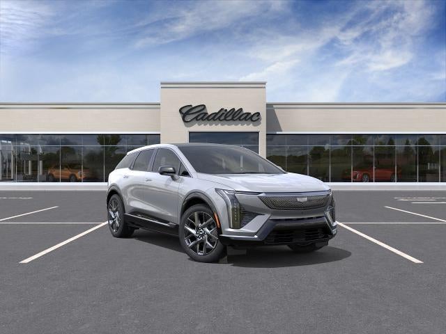2027 Cadillac OPTIQ 4dr Luxury in Argent Silver Metallic — front three-quarter view