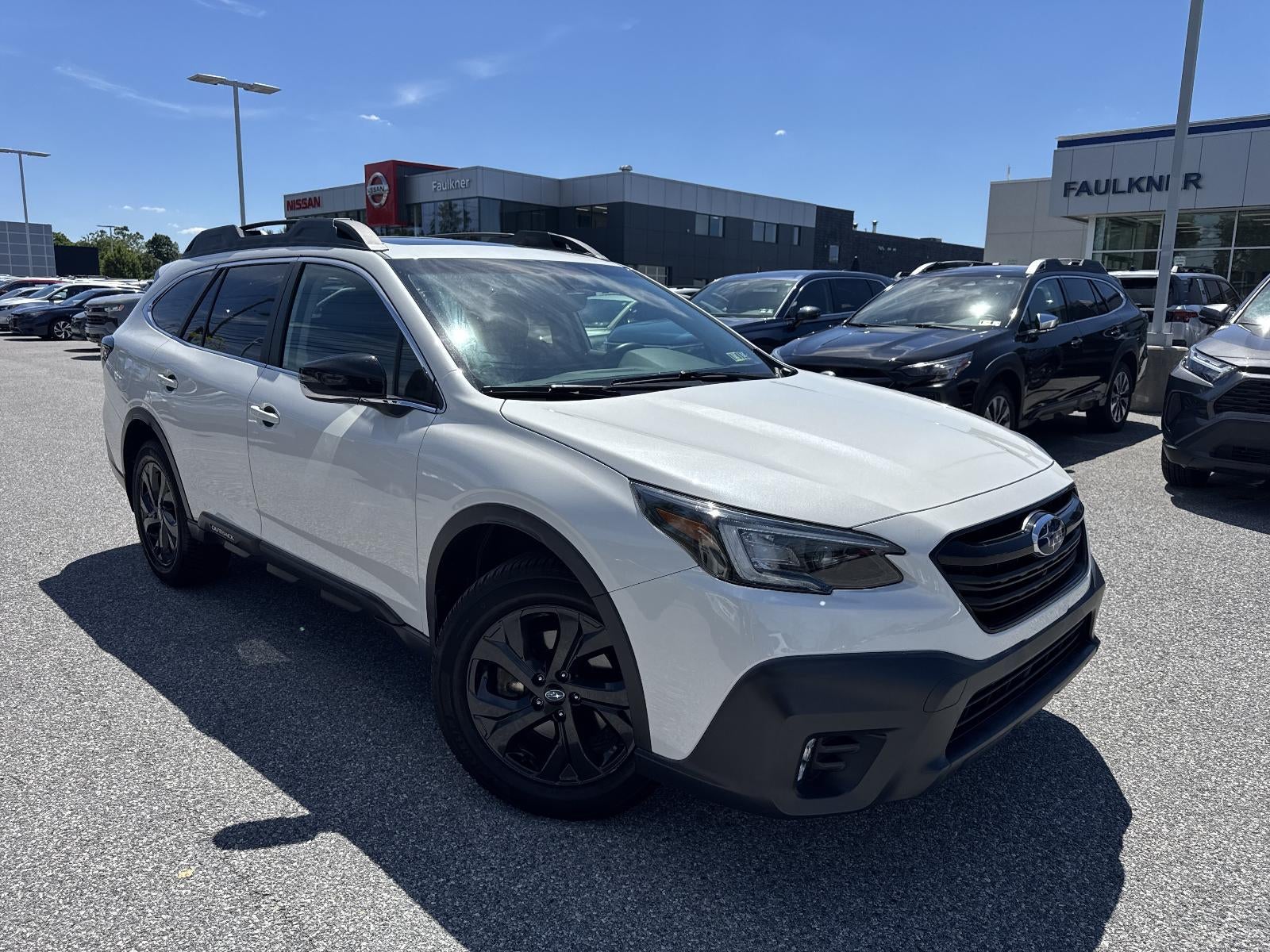 2020 Subaru Outback — rear three-quarter view