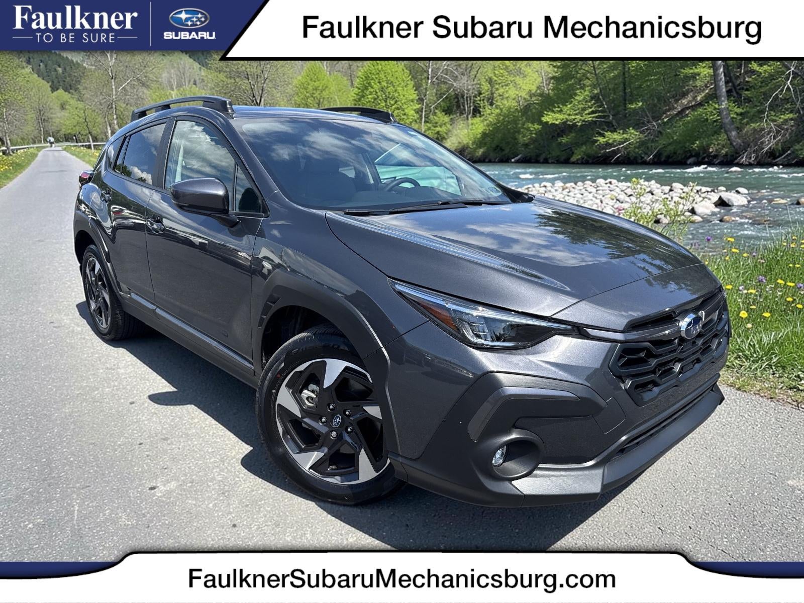 2025 Subaru Crosstrek Limited AWD in Magnetite Gray Metallic/Crystal Black Silica — front three-quarter view