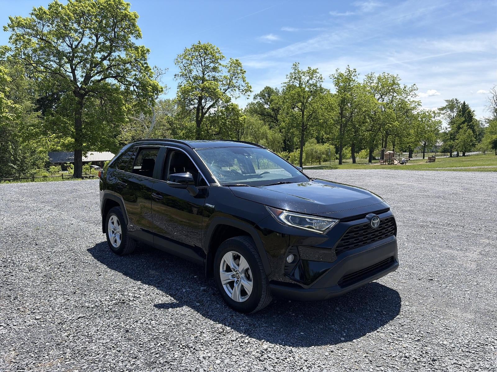 2021 Toyota RAV4 — rear three-quarter view