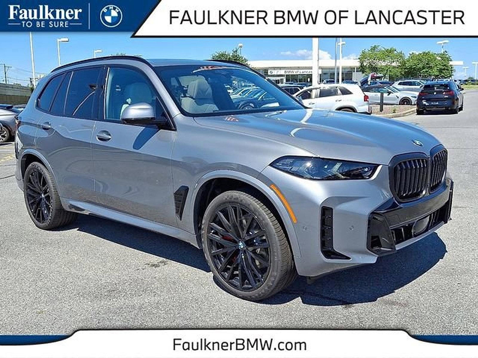 2026 BMW X5 xDrive40i Sports Activity Vehicle in Skyscraper Grey Metallic — front three-quarter view