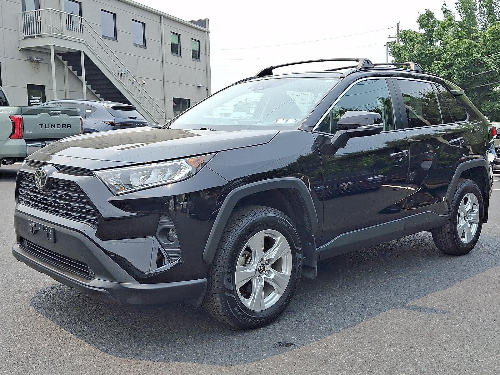 2021 Toyota RAV4 — rear three-quarter view