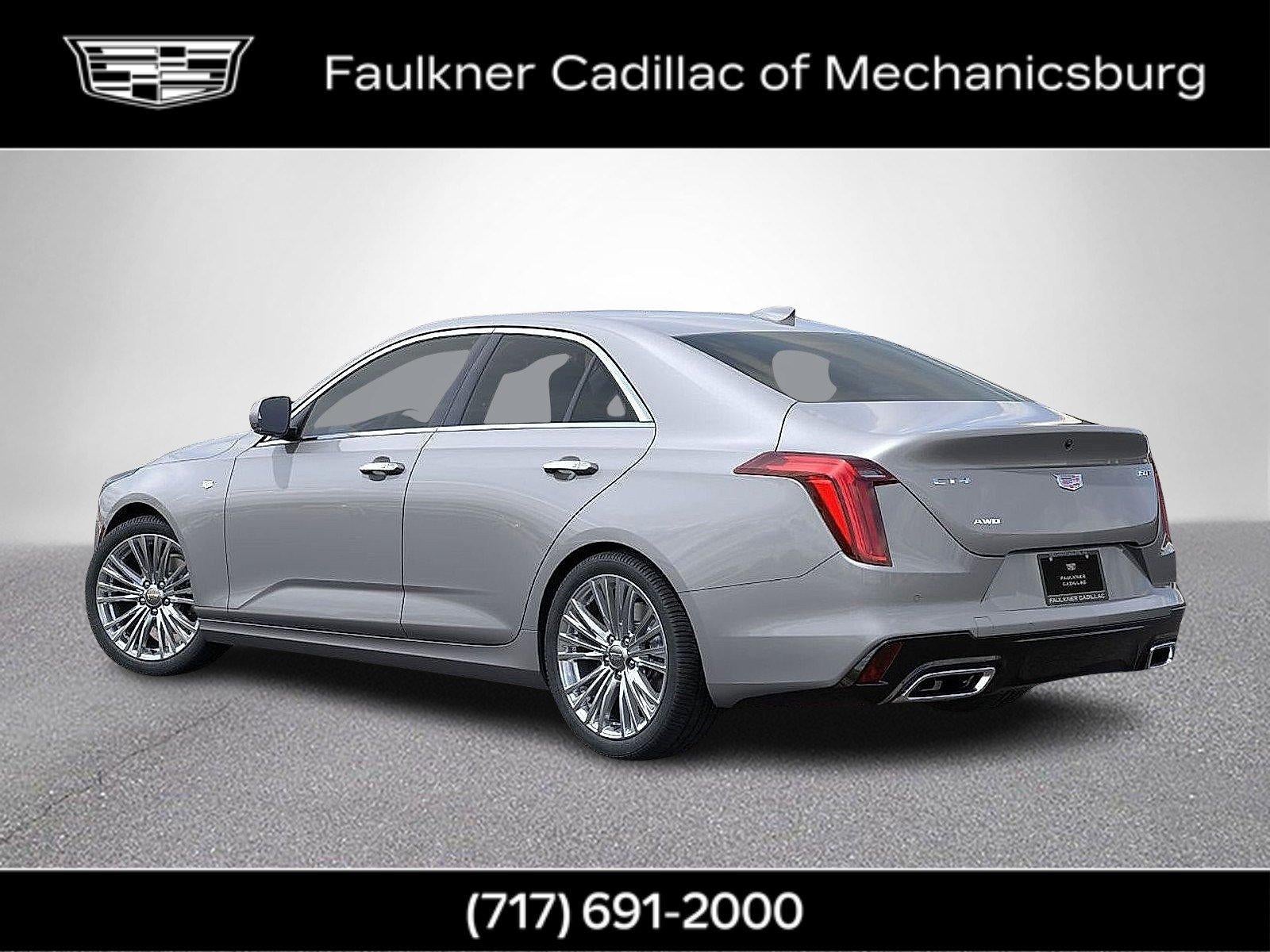 2026 Cadillac CT4 — rear three-quarter view