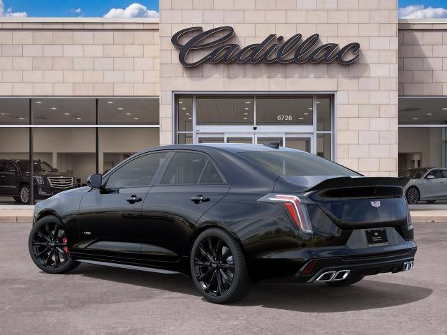 2026 Cadillac CT4-V — rear three-quarter view