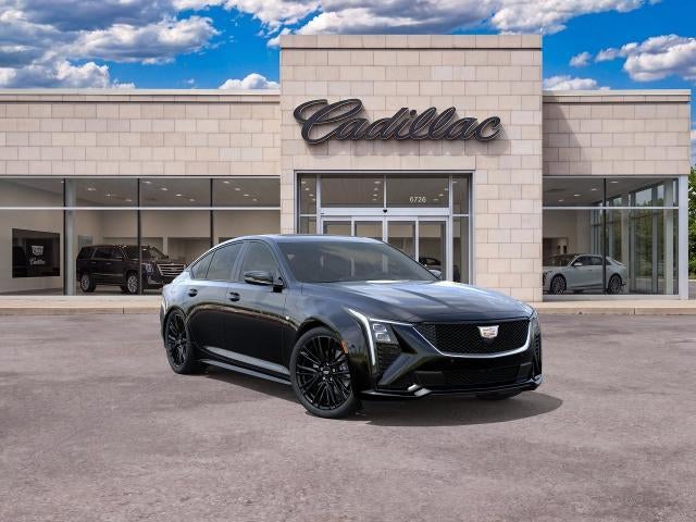 2026 Cadillac CT5 Sport in Black Raven — front three-quarter view