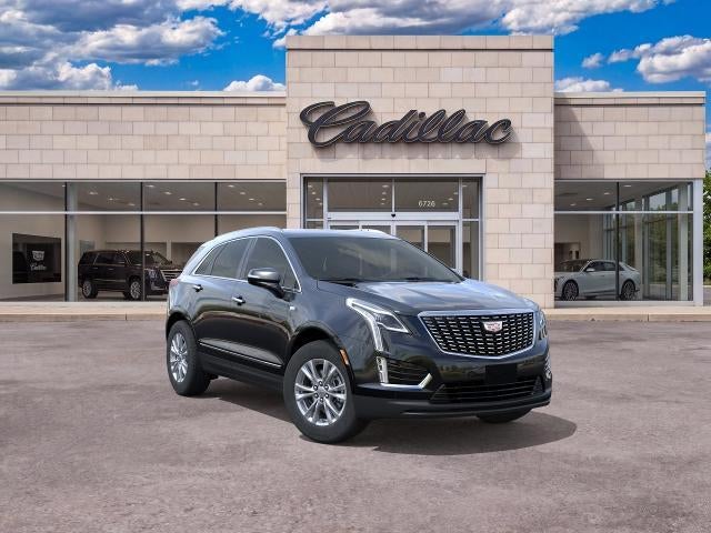 2026 Cadillac XT5 Luxury in Stellar Black Metallic — front three-quarter view