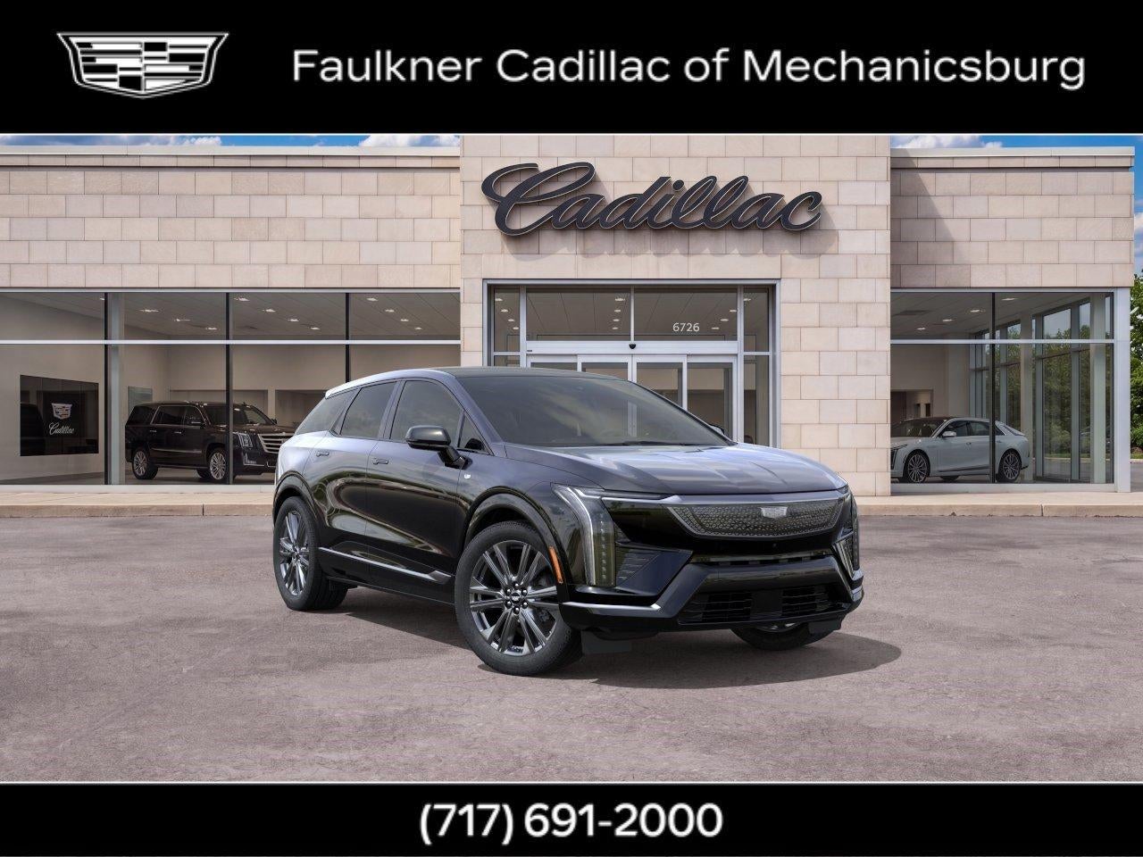 2027 Cadillac OPTIQ Premium Sport in Black Raven — front three-quarter view